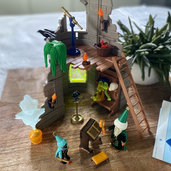 PLAYMOBIL 3839: Wizard’s Workshop Magic Castle - Vintage 100% Complete - Picture 2 of 14